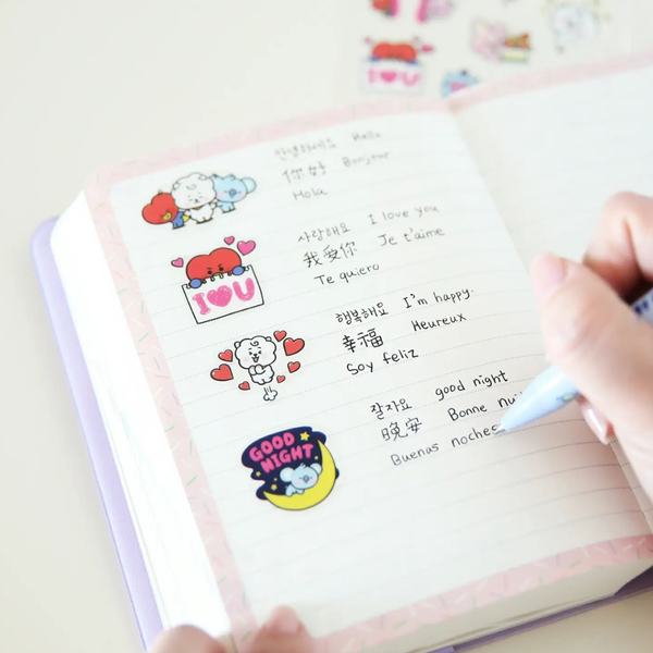 BT21 Clear Stickers - The Group