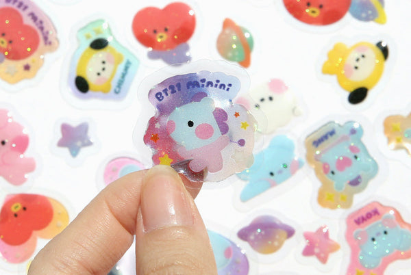 BT21 Minini Puffy Stickers