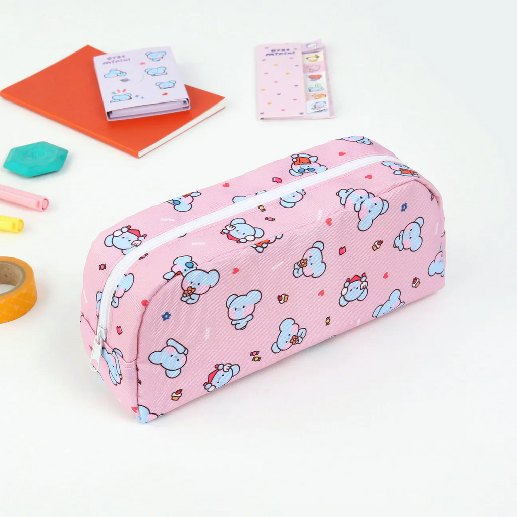 Line Friends Officials BT21 KOYA Silicone PENCIL CASE BACK TO SCHOOL GIFT