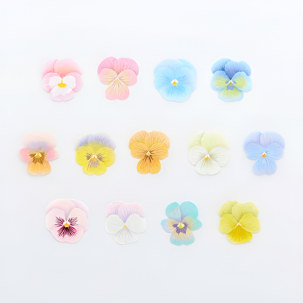 Bande Washi Tape Sticker Roll - Pansies