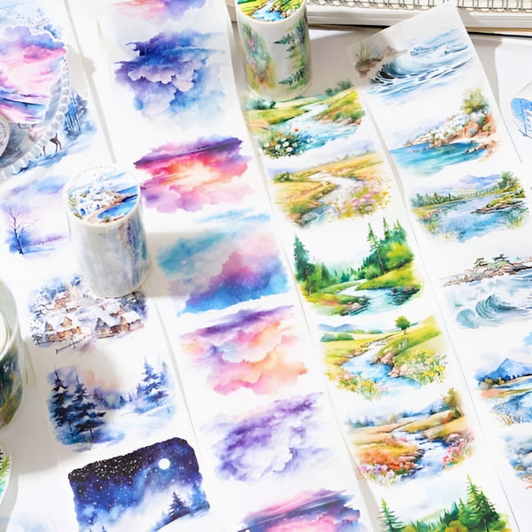 Beautiful Landscapes Washi Tape - Extra Large