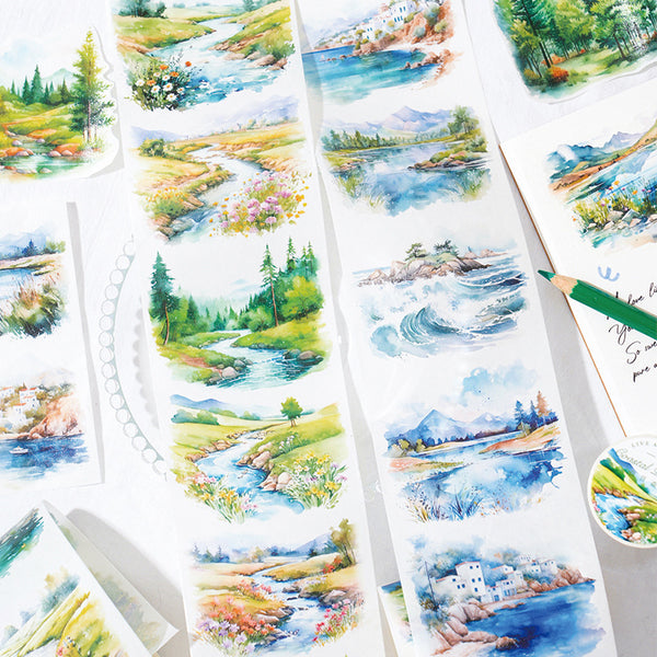 Beautiful Landscapes Washi Tape - Extra Large