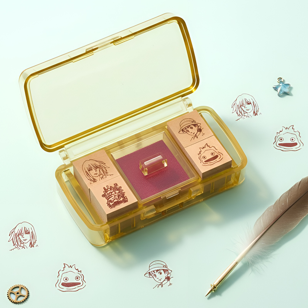 Beverly Howl's Moving Castle Stamp Set with Ink Pad
