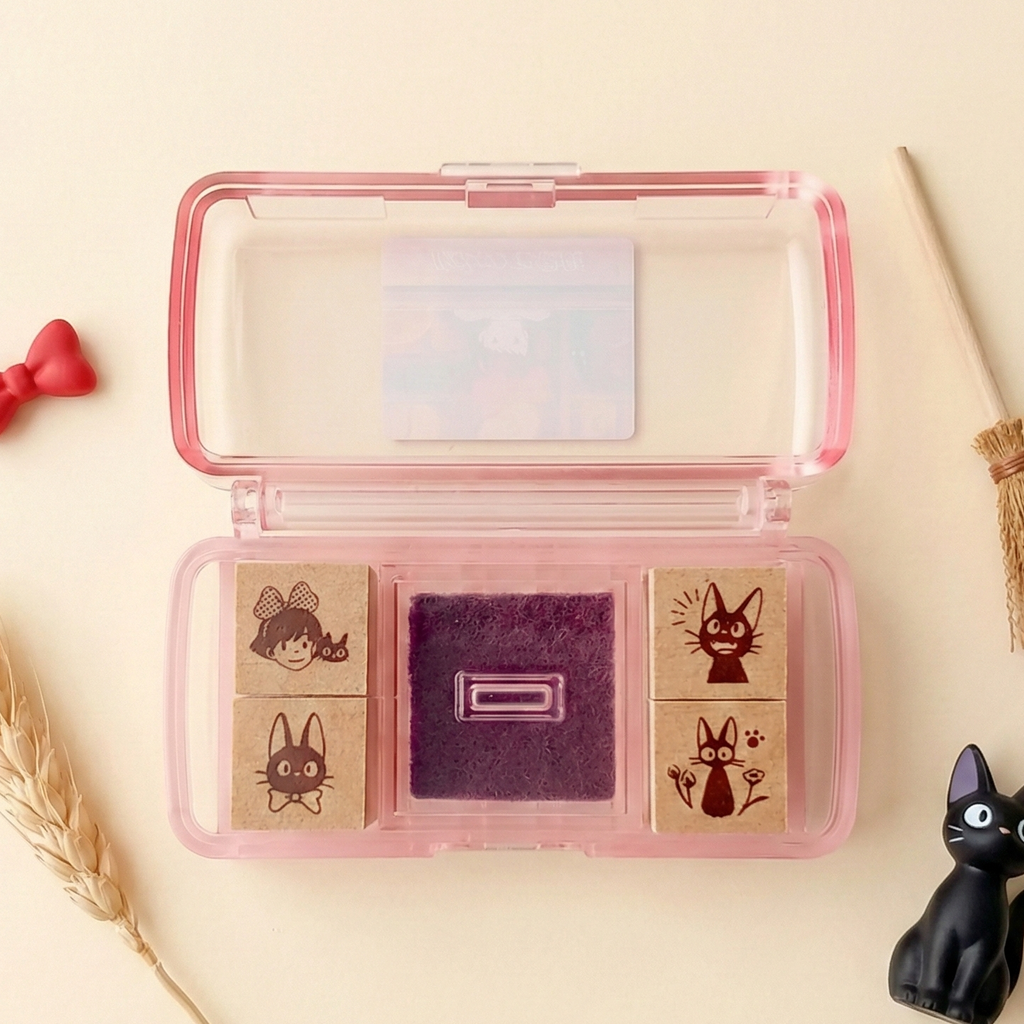 Beverly Kiki's Delivery Service Stamp Set with Ink Pad