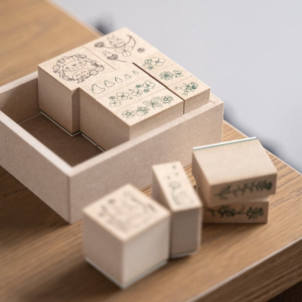 Beverly My Neighbor Totoro Flower Pattern Stamp Set - Spring