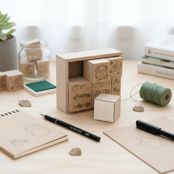 Beverly My Neighbor Totoro Flower Pattern Stamp Set - Spring