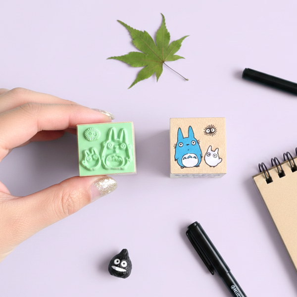Beverly My Neighbor Totoro Stamp - Chu & Chibi Totoro