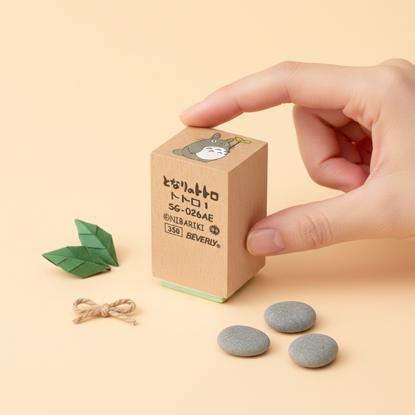 Beverly My Neighbor Totoro Stamp - Totoro with Leaf