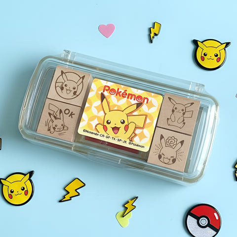 pokemon stamp cards Pokemon Pikachu Mini Stamp Set