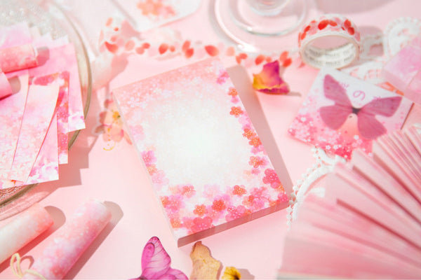Blooming Flowers Memo Pad