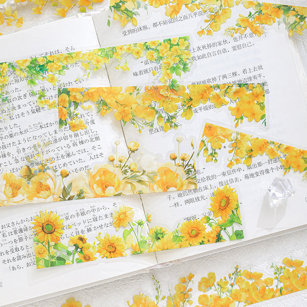 Blossom Breeze Clear Sticker Strips (6 Colors)