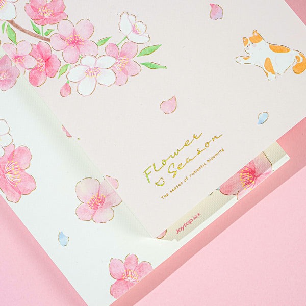 Blossom Dreams A6 Blank Notepad