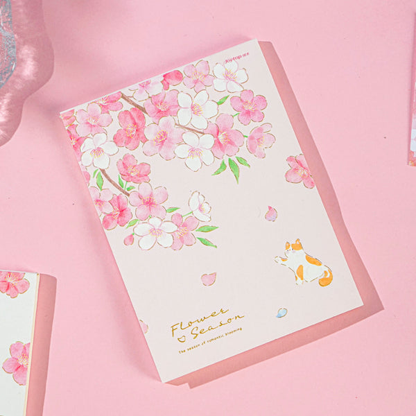 Blossom Dreams A6 Blank Notepad