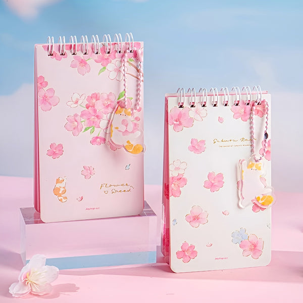 Blossom Dreams Twin Ring Memo Pad