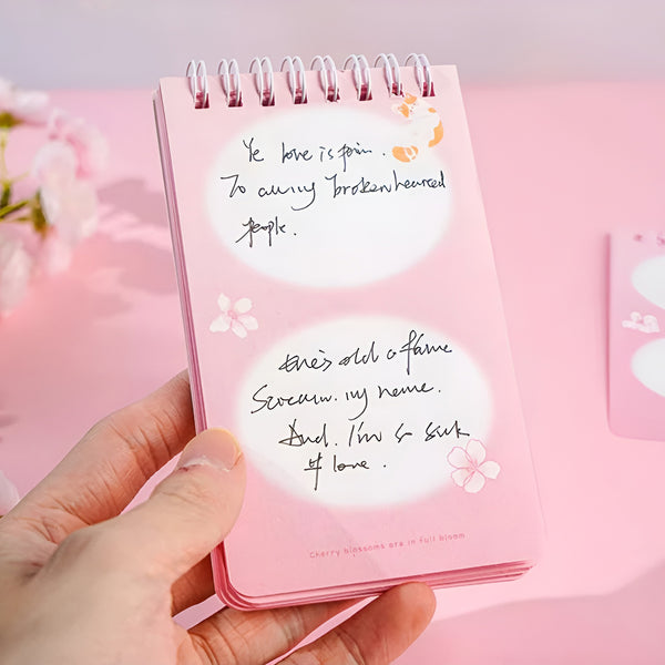 Blossom Dreams Twin Ring Memo Pad