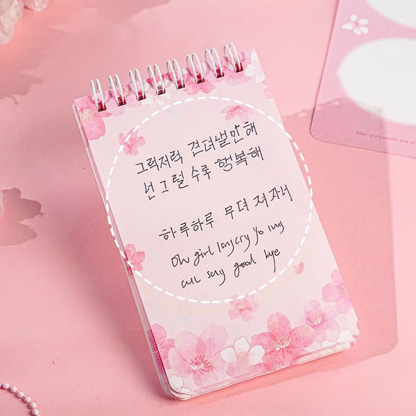 Blossom Dreams Twin Ring Memo Pad