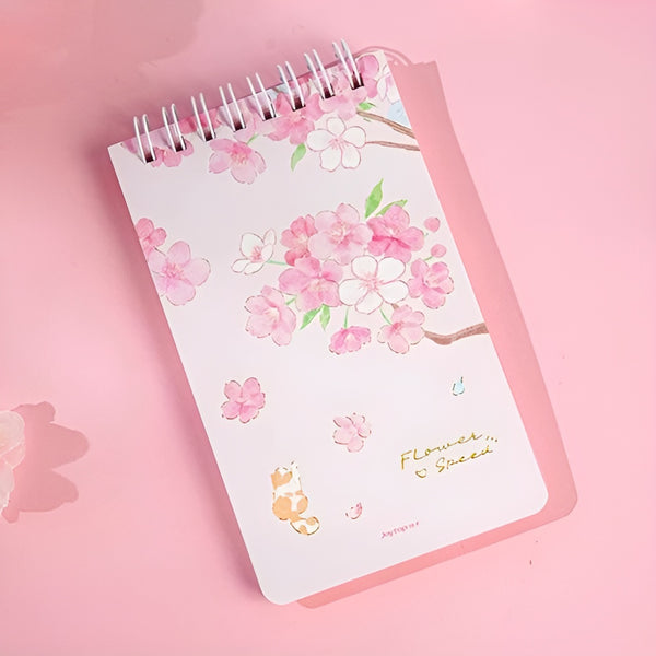 Blossom Dreams Twin Ring Memo Pad