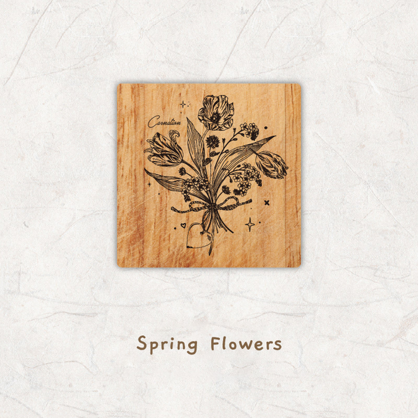 Blossom Impressions Wooden Stamps