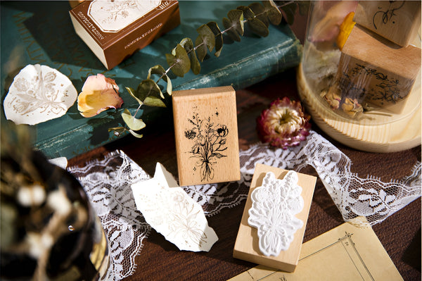 Blossom Impressions Wooden Stamps