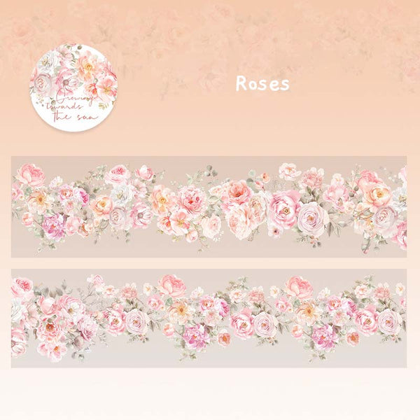 Blossoming Garland Clear Masking Tapes