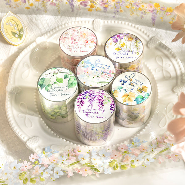 Blossoming Garland Clear Masking Tapes