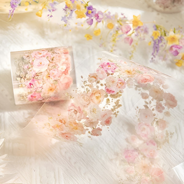 Blossoming Garland Clear Masking Tapes