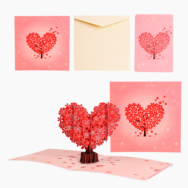 Blossoming Love 3D Pop-Up Card