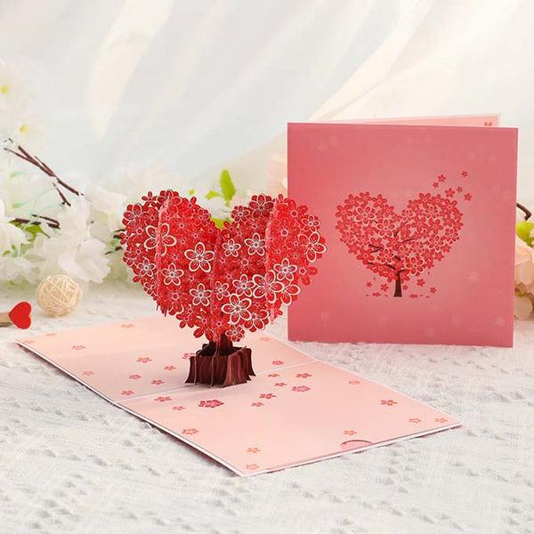 Blossoming Love 3D Pop-Up Card