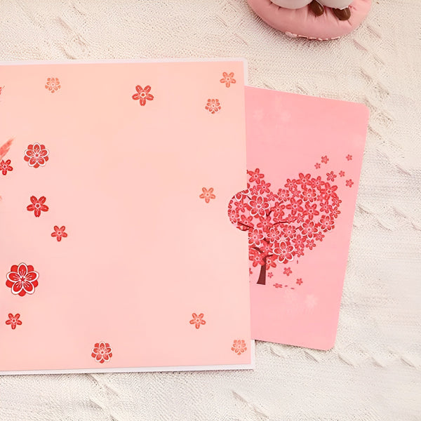 Blossoming Love 3D Pop-Up Card