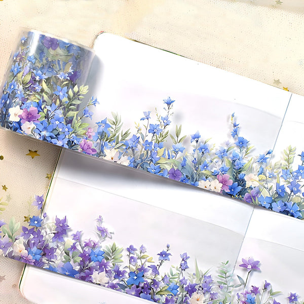 Bluebell Field Clear Masking Tape - Extra Wide