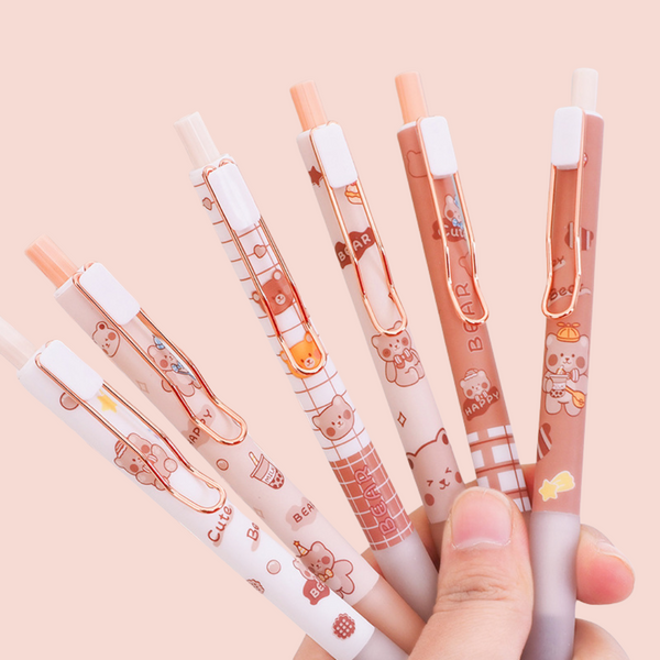 Kawaii Boba Bear Gel Pen