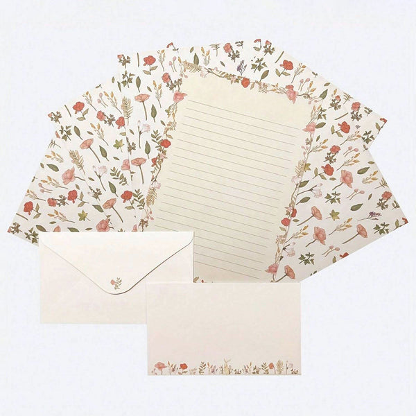 Vintage Botanical Letter Collection - Set of 6