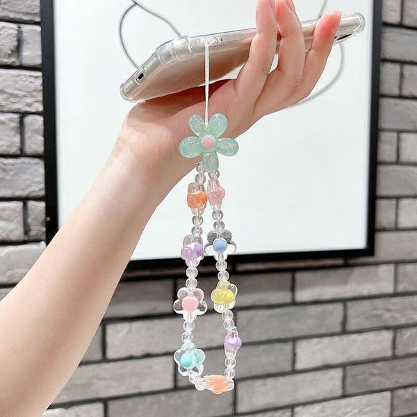 Candy Color Flower Cell Phone Chain