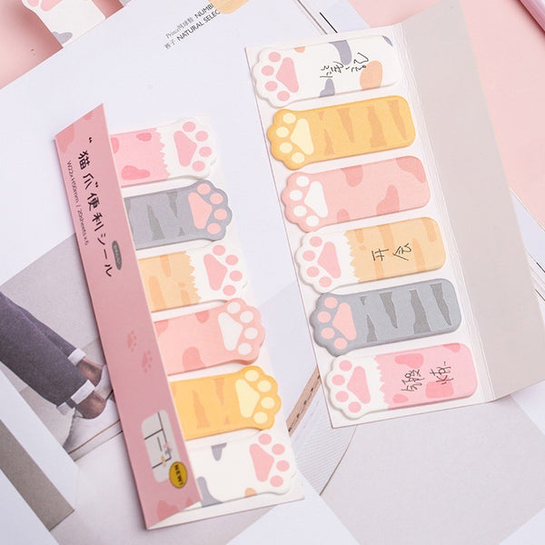 Cat Paw Sticky Notes