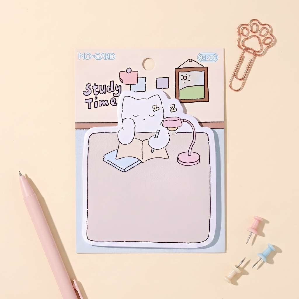 Cozy Cat Sticky Notes