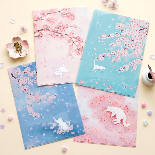 Cherry Blossom A4 Folders