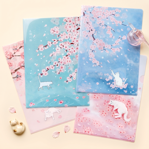 Cherry Blossom A4 Folders