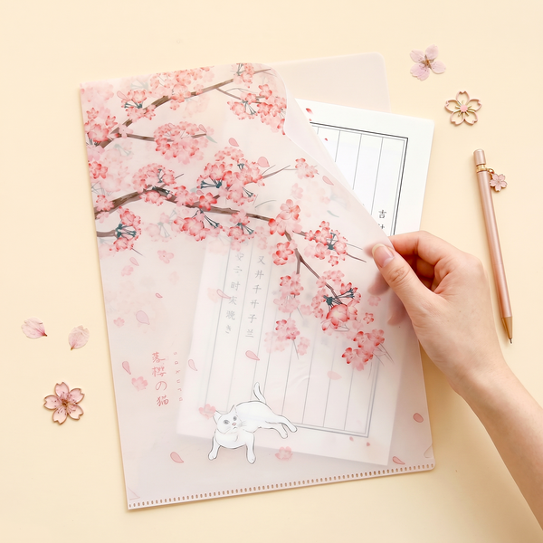 Cherry Blossom A4 Folders