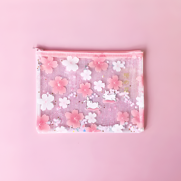 Cherry Blossom Bunnies Folder