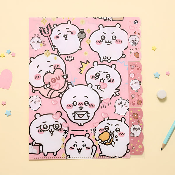 Chiikawa A4 Folder With Dividers