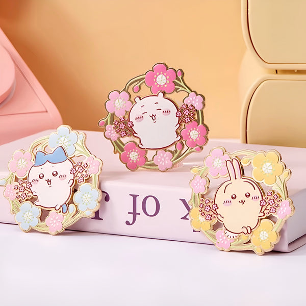 Chiikawa Cherry Blossom Magnets