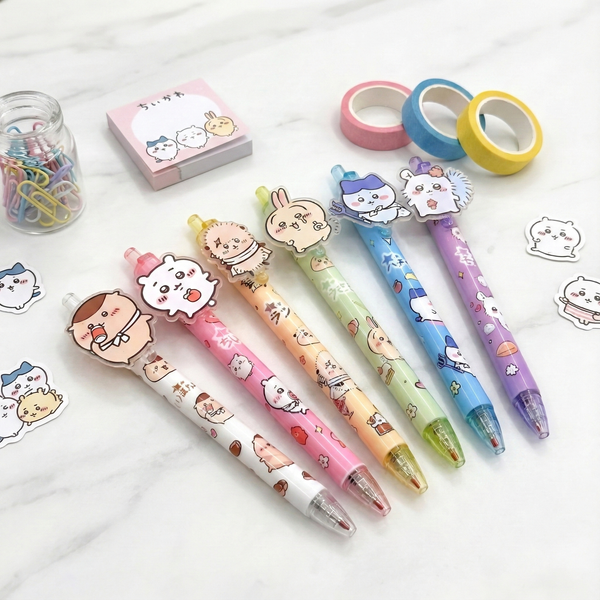 Chiikawa Happy Friends Gel Pens