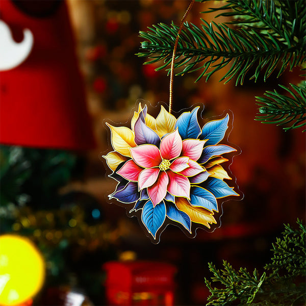 Christmas Flower Stickers