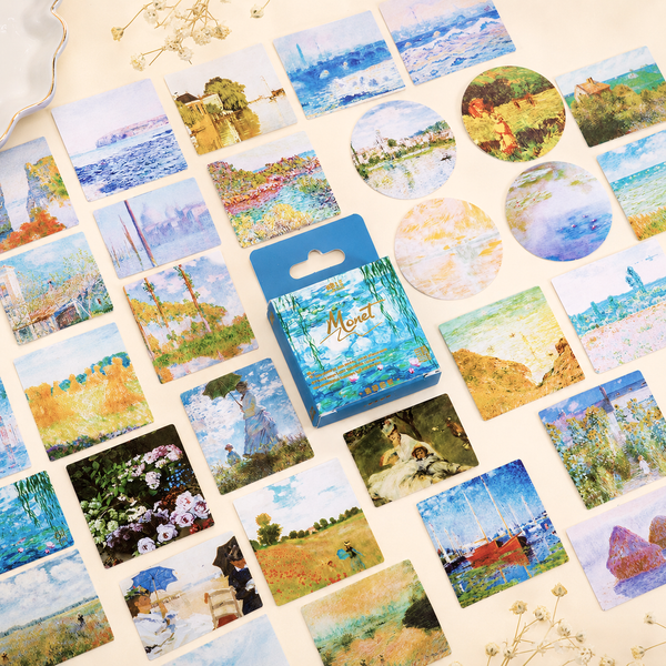 Claude Monet Paper Stickers