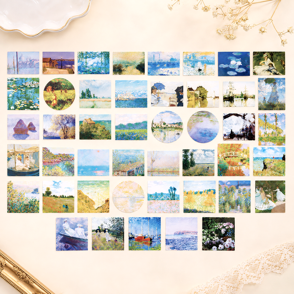 Claude Monet Paper Stickers