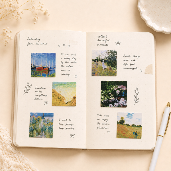 Claude Monet Paper Stickers