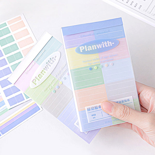 ClearView Organization Sticker Book