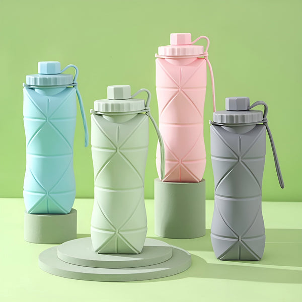 Collapsible Silicone Water Bottle