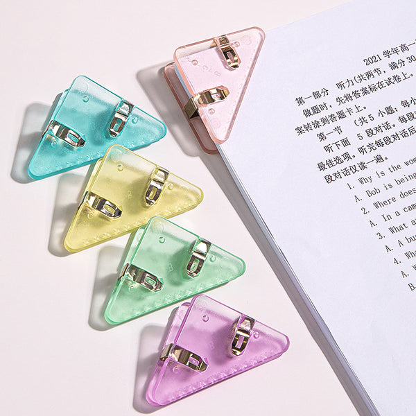 Color Pop Corner Paper Clips