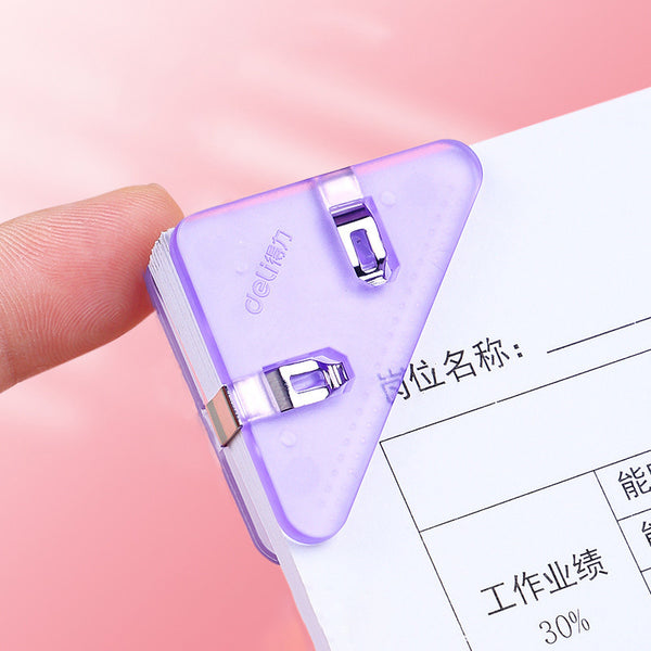 Color Pop Corner Paper Clips